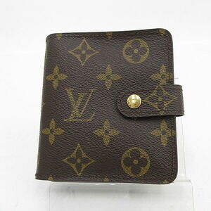 Louis Vuitton Monogram Compact Zip Bifold Wallet